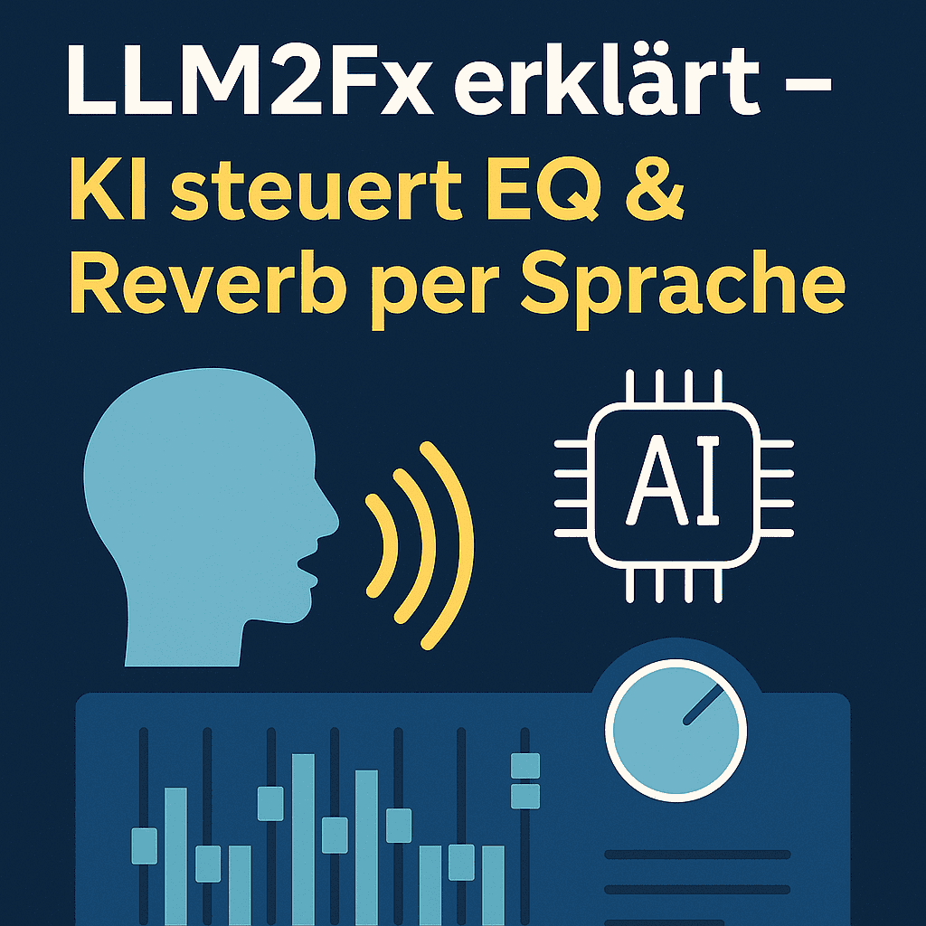 LLM2FX KI Sprachsteuerung für Reverb und EQ